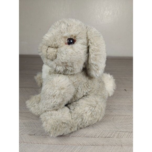 Vintage Gund Jointed Plush Bunny Easter Rabbit Beige Floppy Ears Soft Cuddly - Picture 10 of 10
